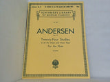 楽譜・スコア Andersen. Op. 21. 24 STUDIES IN ALL THE MAJOR AND MINOR KEYS Flute SCHIRMER'S LIBRARY OF MUSICAL CLASSICS Vol.1671 アンデルセン: フルートのための24の練習