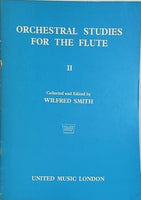楽譜・スコア ORCHESTRAL STUDIES FOR THE FLUTE 2 WILFRED SMITH UNITED MUSIC LONDON オーケストラ・スタディ