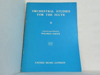 楽譜・スコア ORCHESTRAL STUDIES FOR THE FLUTE 2 WILFRED SMITH UNITED MUSIC LONDON オーケストラ・スタディ