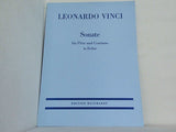 楽譜・スコア LEONARDO VINCI Sonate fur Flote und Continuo in D-dur EDITION REINHARDT L.ヴィンチ フルート・ソナタ