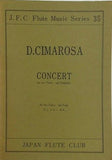 楽譜・スコア D. Cimarosa Concert for two Flutes and Orchestra J.F.C Flute Music Series 35 チマローザ 二本のフルートのための協奏曲