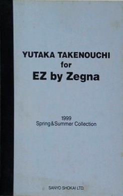 YUTAKA TAKENOUCHI for EZ by Zegna 1999 Spring ＆ Summer Collection SANYO SHOKAI LTD 竹野内豊