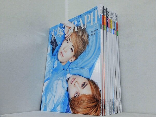 宝塚GRAPH 2024年号 １月号-１２月号。