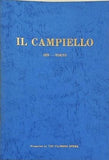 IL CAMPIELLO Presented by THE FUJIWARA OPERA 1978 TOKYO