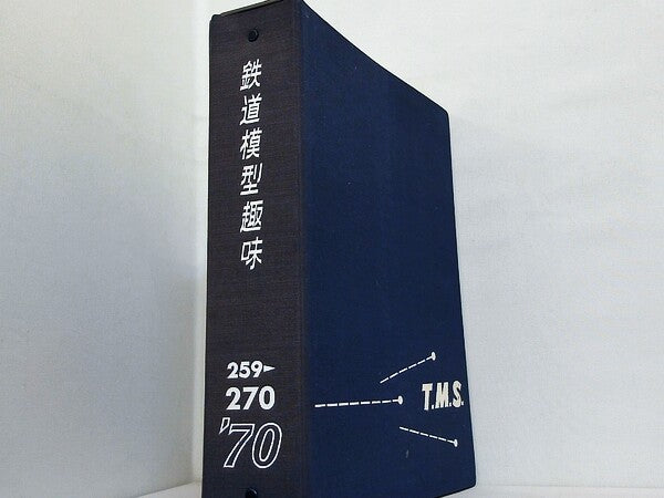 鉄道模型趣味 1970年号 １月号-１２月号。ファイル付属。