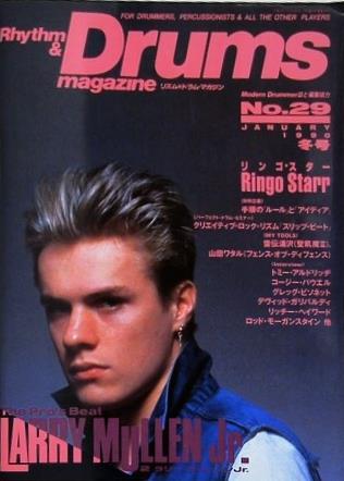 リズム＆ドラム・マガジン No.29 1990年 1月号 リンゴ スター ラリー ミューレン Jr