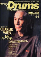 リズム＆ドラム・マガジン No.30 1990年 4月号 チャーリー ワッツ 村上 ''ポンタ'' 秀一 YOSHIKI 神保 彰 青山 純