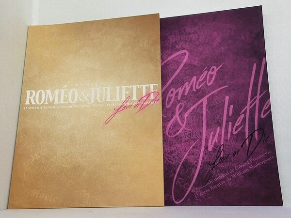 ミュージカル ロミオとジュリエット 2019 ２点。パンフレット,ビジュアルブック。