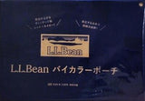 L.L.Bean バイカラーポーチ LEE 2025年 10月号 特別付録