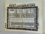 文楽座人形浄瑠璃四月本格二部興行 四ツ橋文楽座 1955年 4月