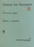 楽譜・スコア Scherzo for Percussion Persussin Septet ウィリアム・J・シンスタイン 打楽器七重奏