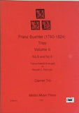 楽譜・スコア Franz Biej;er Trops VolumeII No.5 and No.6 Clarinert Trio フランツ・ビューラー クラリネット三重奏