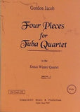 楽譜・スコア Gordon Jacob Four Pieces for Tuba Quartet ゴードン・ジェイコブ チューバ四重奏のための4つの小品