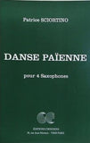楽譜・スコア Patrice Sciortino Danse Païenne pour 4 Saxophones パトリス・ショルティーノ サックス四重奏曲 異教徒の踊り