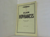 楽譜・スコア 金管合奏のための幻想曲第2番 Fantasy No. II for Brass Choir アラン・ホヴァネス Alan Hovhaness Edition Peters ペータース社