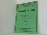 楽譜・スコア 田園の絵 Country Pictures FOR FOUR TRUMPETS OR FOUR HORNS International Music Company ヴァシリー・ブラント カントリー・ピクチャーズ
