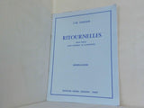 楽譜・スコア リトゥルネル Ritournelles ダマーズ J.M. Damase クラリネット・アンサンブル Éditions Henry Lemoine