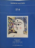 毎日オークション カタログ MAINICHI AUCTION 514 PAINTINGS PRINTS AND SCLPTURE 絵画・版画・彫刻 9-10 SEPTEMBER 2016