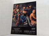 毎日オークション カタログ MAINICHI AUCTION 559 PAINTINGS PRINTS AND SCLPTURE 絵画・版画・彫刻 8-9 DECEMBER 2017