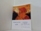毎日オークション カタログ MAINICHI AUCTION 619 PAINTINGS PRINTS AND SCLPTURE 絵画・版画・彫刻 12 OCTOBER 2019