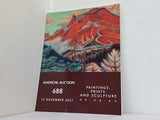 毎日オークション カタログ MAINICHI AUCTION 688 PAINTINGS PRINTS AND SCLPTURE 絵画・版画・彫刻 12 NOVEMBER 2021