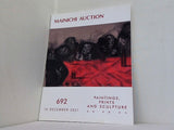 毎日オークション カタログ MAINICHI AUCTION 692-1 PAINTINGS PRINTS AND SCLPTURE 絵画・版画・彫刻 10 DECEMBER 2021
