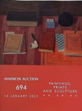 毎日オークション カタログ MAINICHI AUCTION 694 PAINTINGS PRINTS AND SCLPTURE 絵画・版画・彫刻 14 JANUARY 2022