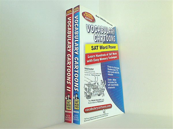 洋書セット Vocabulary Cartoons: SAT Word Power Burchers Sam