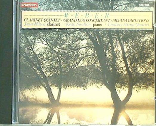 WEBER CLARINET QUINTET Janet Hilton etc.