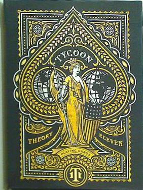 theory11 Tycoon Playing Cards TYCOONBLACK