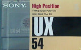 SONY カセットテープ UX54