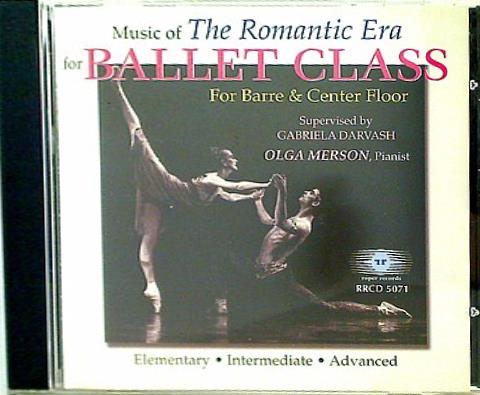 RRCD-5071 BALLET MUSIC FOR BARRE ＆ CENTER FLOOR Mme. Gabriela Darvash Olga Merson