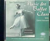 RRCD-6065 BALLET MUSIC With David Howard FOR BARRE ＆ CENTER FLOOR David Howard Paul Spong