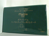 marble SUD ボアバッグ＆リング付きちょうちょ柄丸ポーチ リンネル 2025年 1月号付録