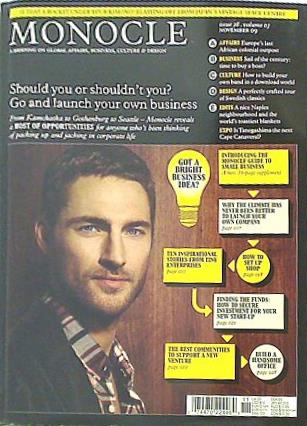 MONOCLE issue 28 volume 03 NOVEMBER 2009