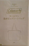 Coleman 撥水ビッグトートバッグ Sweet 2024年 7月号付録