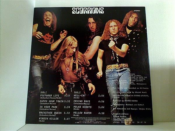 LPレコード 狂熱の蠍団 ヴァージン・キラー Scorpions – AOBADO