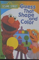 セサミストリート Sesame street Guess that shape and color