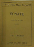SONATE pour Flute et Piano op.1-1 J.F.C Flute Music Series 155