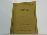 SONATE pour Flute et Piano op.1-1 J.F.C Flute Music Series 155
