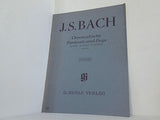 J.S.BACH chromatische Fantasie und Fuge J.S.バッハ クロマティッシェ ファンタジーとフーガ ニ短調 ヘンレ版