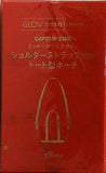 CAPTAIN STAG ミッキーマウスデザイン ショルダーストラップつきトート型ポーチ GLOW 2025年 10月号増刊 特別付録