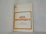 Acta Sociologica 1974 Vol. 17   No. 4