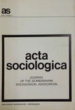 Acta Sociologica 1975 Vol. 18 No. 1