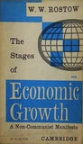 The Stages of Economic Growth: A Non-Communist Manifesto W. W. ROSTOW