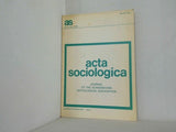 acta sociologica 1978 Vol.21-No.3