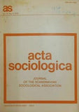 acta sociologica 1978 Vol.21-No.4