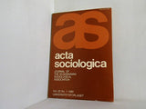 acta sociologica 1980 Vol.23-No.1