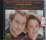 Rare Contemporary Sonatas for Clarinet and Piano