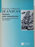 楽譜・スコア サクソフォン四重奏曲 QUATUOR POUR SAXOPHONES